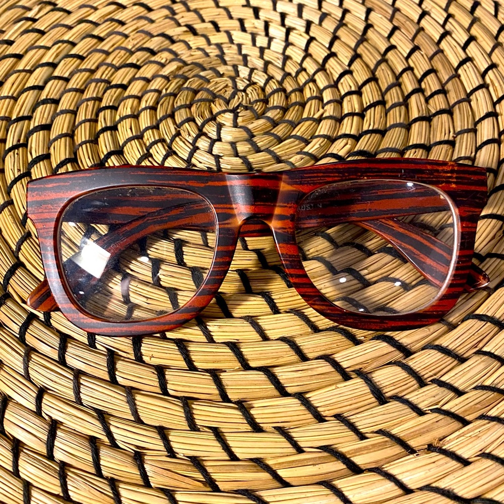 Austin Clothing Co. Vintage 2000’s Wood Print Glasses